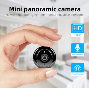 Küçük P2P 1080 P Mini Kablosuz Wifi IP Kamera Gece Görüş Kamera Hareket Algılama Ev Güvenliği CCTV Kamera DVR Kaydedici
