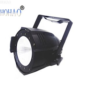 Stage Light 100W LED COB PAR LUZS 2IN1 Cool + White Quente 4/8 DMX512 Par64 pode para TV Performance Music Bar