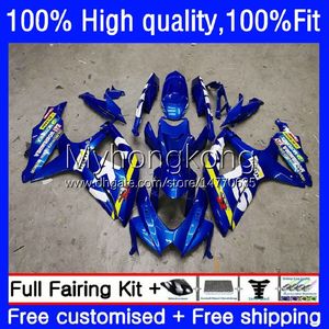 SUZUKI GSXR600 GSXR-750 750CC K8 GSXR750 08-10 22NO.0 GSXR 600 750 CC 600CC GSXR-R600 08 09 10 GSXR-R600 2009 2010 OEM Bodys Fabrika Mavi Için Enjeksiyon Kalıp Airatı