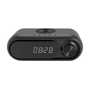 Other Clocks & Accessories Alarm Clock FM Radio With Wireless Charging USB Port Bluetooth Speaker Function For Home Bedroom Bedside