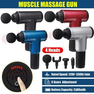 Fascial Gun Massager Leg Deep Vibration Muscle Body Relaxation Electric Gun Fitness Equipment Massage Hammer