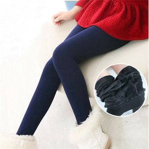 Brushed Thicken Girls Tights For Winter Autumn 1 pcs Warm Baby Clothing Children Stockings 3 Size Solid Kids Pantyhose 211028