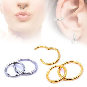 316L Aço Inoxidável Anel de Nariz Body Piercing Nostril Lip Anéis Sem Emenda Da Moda Europeia Brincos Pierced Brincos Ear