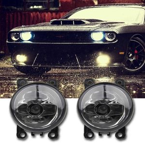 2Pcs Auto Car Waterproof Driving Light DRL Fog Lamp H11 Bulbs 55W Right Left Side Bar/Work Parts & Accessories