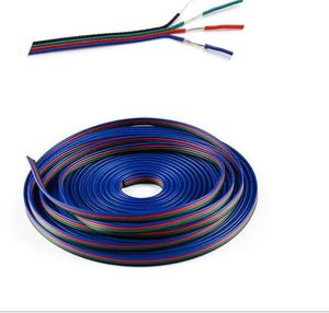 2021 Освещение аксессуаров светодиод RGB Connect 4pins Red Green Blue Black Wire для 3528 5050 стрип