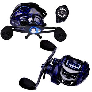 Baitcasting Makaraları% 50 Balıkçılık Reel Yüksek Mukavemetli İplik Metal Mikro Genel 7.2: 1 Dişli Oranı Balıkçılık için Bait Caster