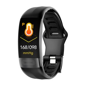 20*43mm de discagem masculina rel￳gios de banda ECG Eletrocardiograma de press￣o arterial Freq￼￪ncia card￭aca Monitor Smart Watch Bluetooth Bracelet