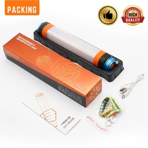 USB wiederaufladbare LED-Taschenlampe, Taschenlampe, SOS-Telefon, tragbar, Mini mit Mückenschutz, 5200 mAh, für Outdoor-Wanderungen und Camping