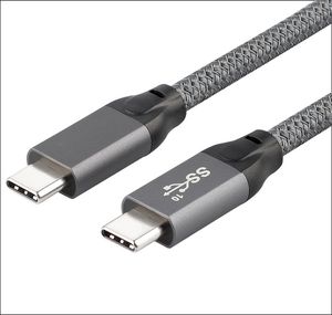 USB 3.1 Gen2 Type C Male to Male 100W Fast Charge Sync Data Cable(1 meter)