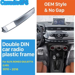 Double Din Car Radio Capary для 2010-2016 Alfa Romeo Giulietta Левый привод (LHD) Стерео Установка Отделка Панель Панель Комплект
