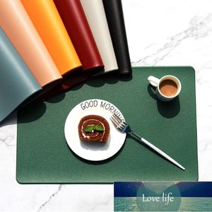 Placemat Deri Masa Paspasları Isıya Dayanıklı Silahlı Su Geçirmez Yıkanabilir Mutfak Yemek Veranda Masa Placemats Açık 30x45 cm Fabrika Fiyat Uzman Tasarım Kalitesi