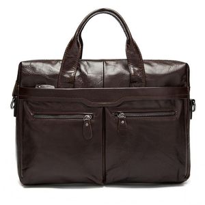 Высочайшее качество мужчины портфели мужские сумки натуральные кожаные офисные сумки для ноутбука сумка портфели мессенджера