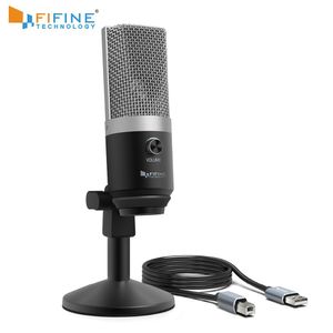 Fifine USB Condenser Microphone Компьютерная профессиональная запись Mic YouTube Skype Consult Game One Line Onking 670-1