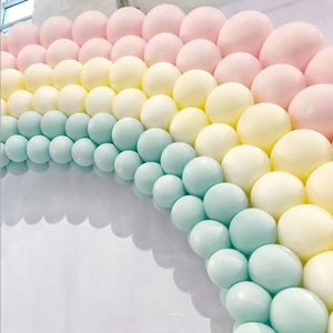5 inç macaron şeker pastel balonlar lateks yuvarlak helyum balon kemer dekor doğum günü partisi baloons toptan