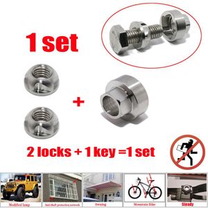 Nut Security Anti Theft Screws Nuts M6 M8 M10 M12 M14nut Stainless Steel led nut Mountain Bike Awning Car Accessories LED Lights