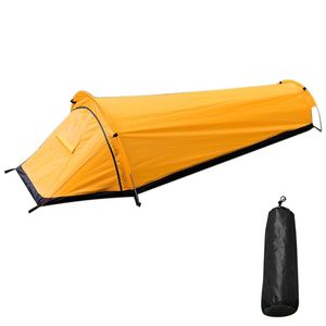 Backpacking Tent Outdoor Camping Sleeping Bag Tent Lightweight Single Person Outdoor Camping Tents