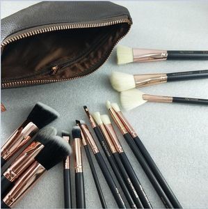 Maquillage Brand Makeup Makeup набор 15 шт. / Установить макияж инструменты Щетки белые деревянные теневые щетки для глаз