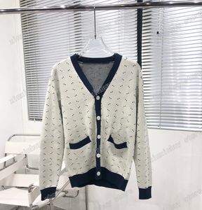 22ss Men Women Designers Sweaters Jacquard letras manga longa Man Gola redonda paris Streetwear branco preto xinxinbuy S-2XL
