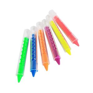 6 Renkler Yüz Boyama Crayon Kalemler Geçici Dövmeler Ekleme Yapısı Boya Boya Kalemi Boyama Kalem Çubuk Çocuk Parti Mak