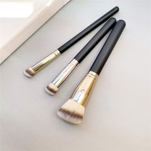 Synthetic Slanted Foundation Concealer Makeup Brushes 170 270 370 Flawless Full Covrage Liquid Cream Beauty Cosmetics Brush Tool