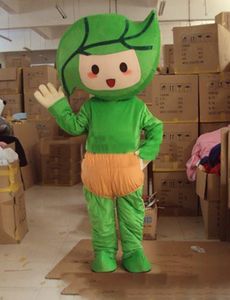 Открытая вечеринка Зеленые листья младенца талисман костюм хэллоуин рождественские мультфильм наряды персонажа костюм рекламные листовки одежды карнавал унисекс взрослые наряд