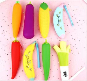 Kalem Çantaları Kılıf Toptan Koreli Yaratıcı Meyve Vetable Öğrenci Pen Çantası Süper Sevimli Kauçuk Büyük Kutu Kapasite Para Çanta 002