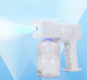 Ev Temizleme Araçları Aksesuarları Ücretli Mavi Ray Nanometre Handholder Spary Gun Nano Mist Hava Püskürtme Suyu Foggier Makinesi Arındırır