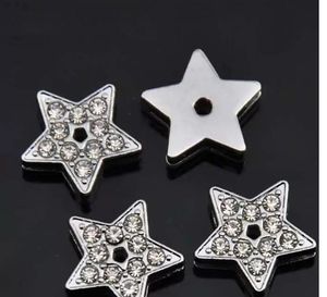 2021 Yeni 100 adet / grup Çinko Alaşım Tam Rhinestone Slayt Parçaları PET Yaka Bantları DIY Slider Aksesuarları Charms Toptan