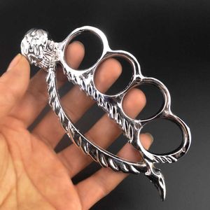 Metal Tiger Finger Four Beauty Ghost Hand Clasp Fist Ring Defense Designers Knuckle Copper Sleeve Brace NZEU 1 RRDP
