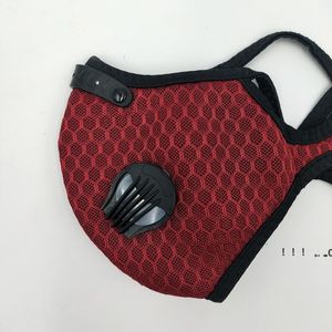 Ньюциклическая маска для лица Активированный углерод с фильтром PM2.5 Анти-загрязнение Спорт бегущий тренинги MTB дорожный велосипед защиты пыли Caps EWE6041