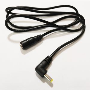 DC-Kabel, 90 Grad abgewinkelter DC-Netzstecker, 4,0 x 1,7 mm, Stecker auf Buchse, Verlängerungskabel, 90 cm/10 Stück