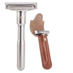 Safety Straight razor For Men Adjustable Close Shaving Classic Double Edge Razor Blades knife replacement shaving set