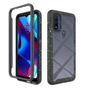 Hibrid Yıldızlı Gökyüzü Noktalar Darbeye Dayanıklı Kılıflar Için iPhone 13 Pro Max 12 XR Samsung S21 S22 Ultra A13 A33 A53 A72 A52 A02S MOTO G60S G Saf Oyun Güç Kenarı LG Stylo 7 5g Piksel 6