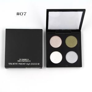 Maquiagem de luxo beleza Pro Color 4 Paleta de sombras compacta colorida brilhante natural fácil de usar iluminar sombra