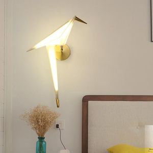 Duvar Lambası Tuda 28x67cm Yatak Odası için Modern Yaratıcı Tasarım İskandinav Zarif Oturma Odası Origami LED