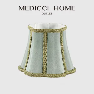 Лампы чехлы Shades Medicci Home Chastelier Tabricshade European Style Style Creative Sky Blue Plum Phage Бытовая Art Deco Shate S
