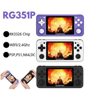 ANBERNIC R351P 3.5i nch IPS Handheld Retro Game Console RK3326 Open Source 3D Rocker 64G 5000 PS Neo MD Video Music Player