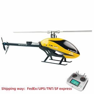 Flywing FW450 V2 RC 6CH 3D FW450L Smart GPS вертолет RTF H1 Бегство Белщественный мотор Drone Quadcopter 211104