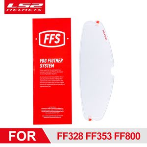 LS2 FF320 için Visor Anti-sis Film FF328 FF353 FF800 Tam Yüz Motosiklet Kask Lens Yama Pin Delikleri