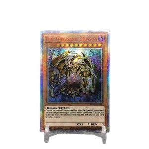 YU GI OH DIY 20ser 10000ser Kırmızı Kırık Hatıra 1011 Japon Oluşturma Ejderha Oyun Kartı Hobiler Koleksiyonu Ekran Hediye G220311