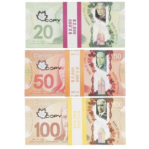 Prop Money Cad Kanada Parti Doları Kanada Banknotları Sahte Notlar Film Props264a