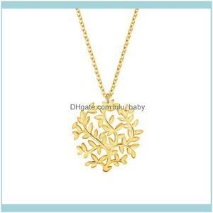 Kolye kolye mücevherler kolyeler modern defne yaprakları yaprakları takı altın rengi Dainty zincir moda kadınlar için aessoires