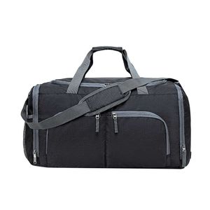 Su geçirmez çanta erkek spor spor salonu duffle eğlence taşınabilir seyahat taşıma omuz çanta büyük kapasiteli bagaj Q0705