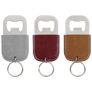 Пиво из нержавеющей стали Пивная opener opener keychain Портативный Кожаный брелок Corkswred DIY Главная Кухня Инструмент