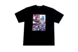 Негабаритные футболки Фотографии печати хлопчатобумажная футболка мужчина с коротким рукавом футболки большой подходящий хип-хоп уличная одежда Тис мода женщин топы DY85525