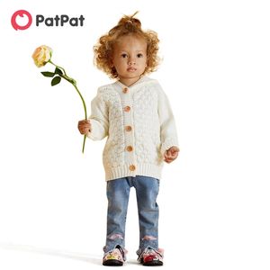 İlkbahar ve Sonbahar Erkek Bebek Kız Sevimli Ponpon Geyik Katı Örme Ceket Yürüyor Ceketler Mont Kıyafetleri 210528