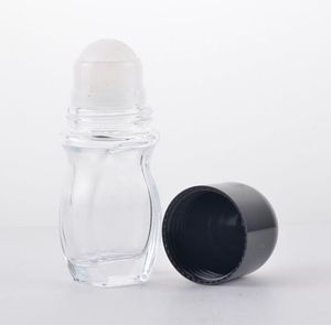 30 мл 50 мл покрасневшие стеклянные рулоны дезодорантные бутылки 1oz 1.69Oz пустой роликовый шариковый контейнер для натурального солнцезащитного крема