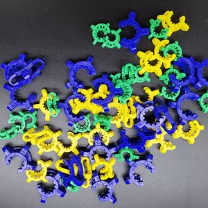 10mm 14mm 19mm Plastik Keck Klip Sigara Aksesuarları Cam Bong Adaptörü Downstem Su Boruları Kelepçe Laboratuvar Laboratuvar Araçları