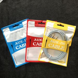Аудио кабельная упаковочная упаковка пакет MP3 Aux Aux Cable Cable упаковочный пакет аудио динамик Упаковка кабельная упаковка пластиковый пакет