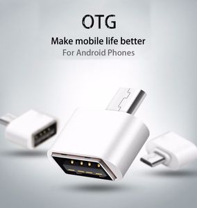 OTG Micro USB - USB 2.0 Dişi Dönüştürücü Mini Adaptör Akıllı Telefon Klavyesi Fare Oyun Denetleyicisi için Akıllı Bağlantı